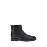 Black Calf Leather Bos Taurus Chelsea Boots